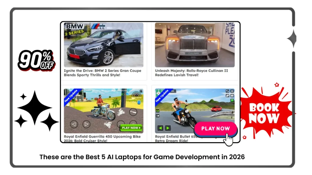 Top 5 AI Laptops for Game Development